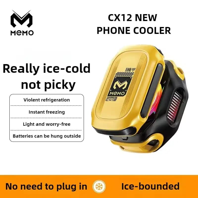 imgi_27_MEMO-CX12-10W-Magnetic-Cooler-Fan-1 MEMO CX12 Mobile Phone Cooler Rechargeable Cooler Radiator with Digital Display and Battery Phone Cooler - Image 1